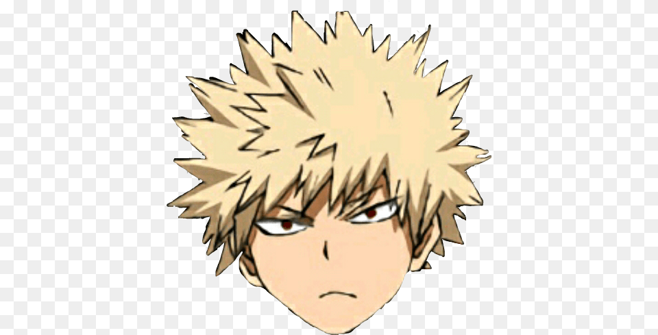 Katsuki Bakugou Bakugoukatsuki Bokunohero Bokunoheroaca Boku No Hero Academia Blonde, Book, Comics, Publication, Anime Png Image