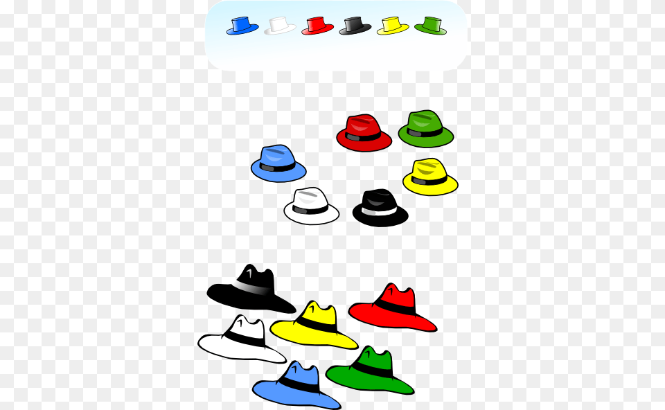 Kattekrab Six Hats Clip Art, Clothing, Hat, Sun Hat Png Image