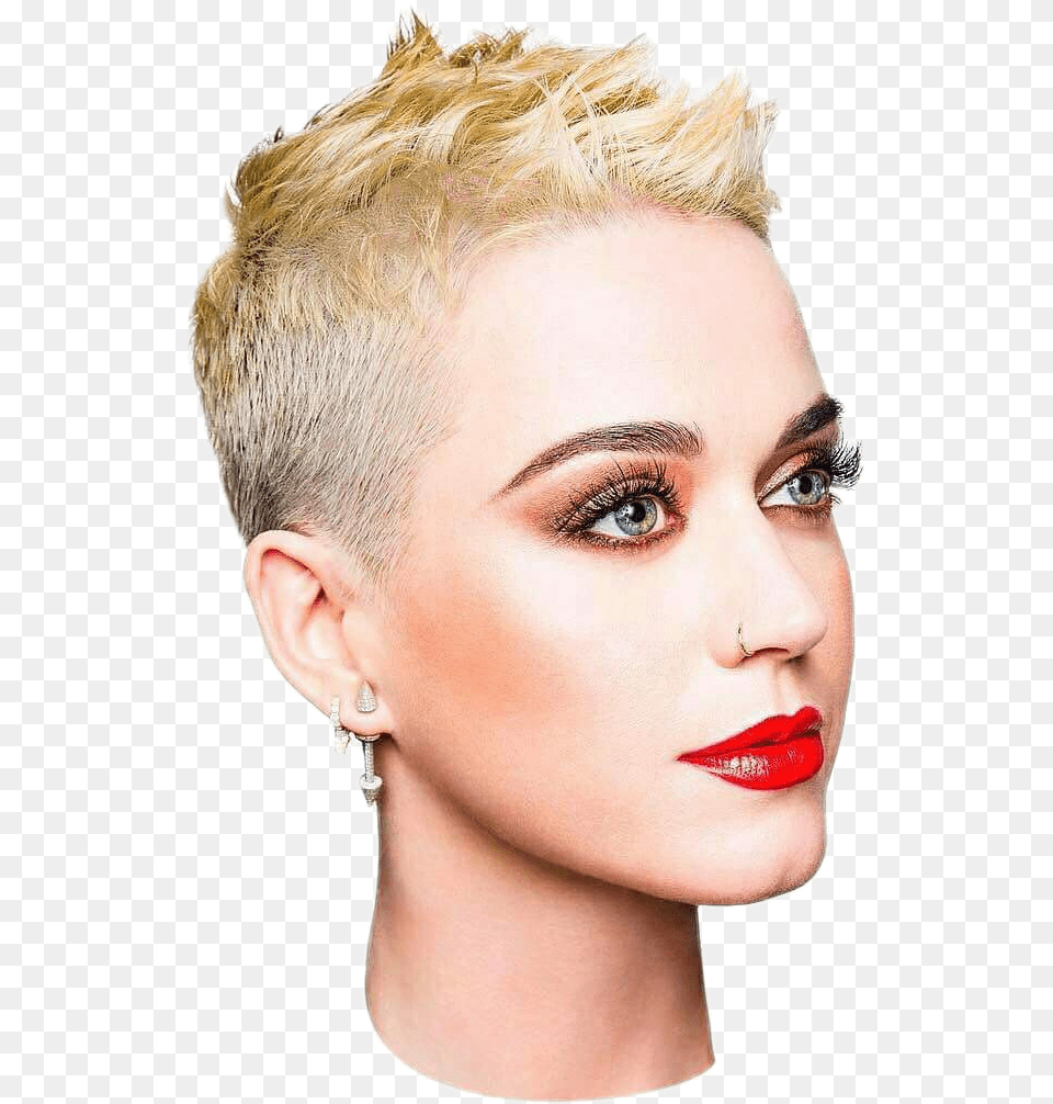 Katy Perry Cute Short Hair Image Katy Perry Hair Cut, Adult, Female, Person, Woman Free Png Download