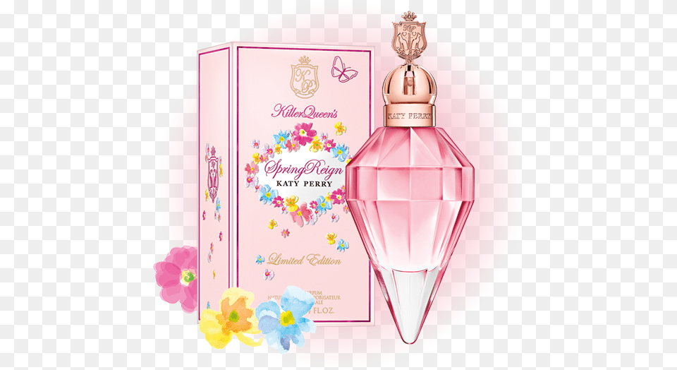 Katy Perry Killer Queen Spring Reign Eau De Parfum Katy Perry Killer Queen, Bottle, Cosmetics, Perfume Png Image