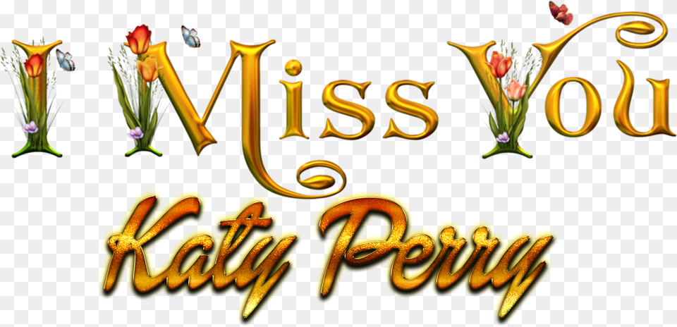Katy Perry Missing You Name Calligraphy, Plant, Text Png Image