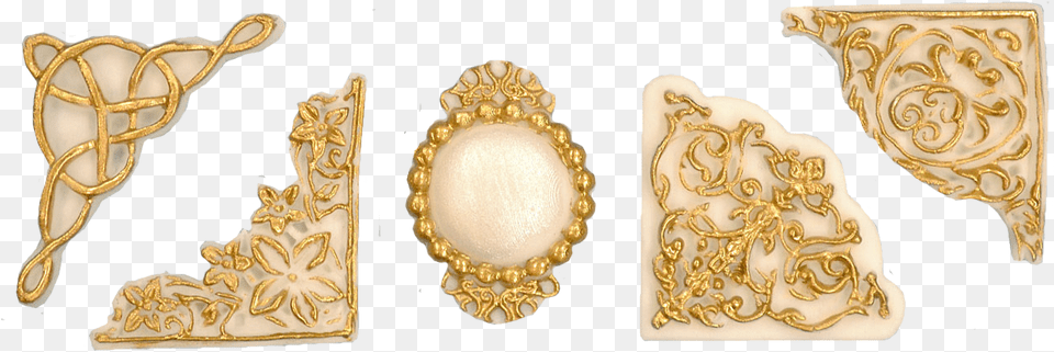 Katy Sue Corner Moulds, Accessories, Earring, Jewelry, Plate Free Transparent Png