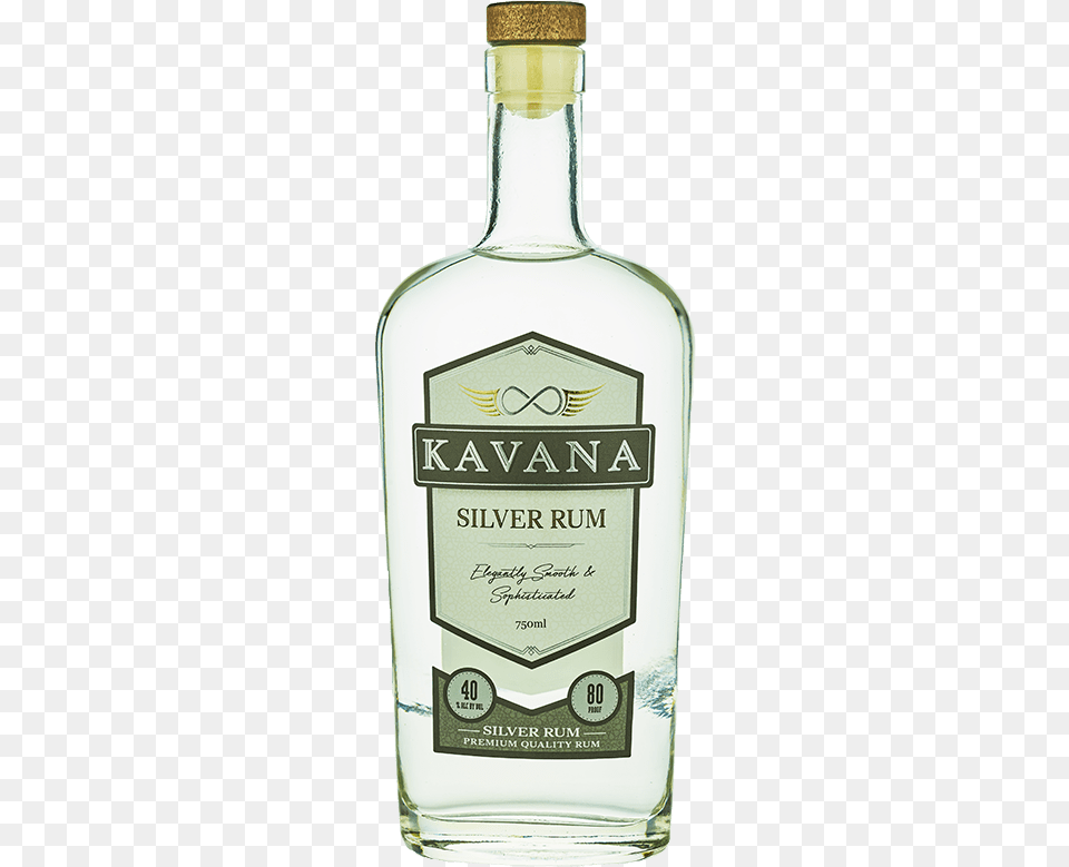 Kavana Rum Glass Bottle, Alcohol, Beverage, Liquor, Gin Free Transparent Png