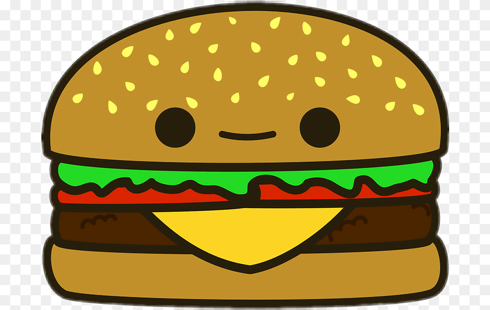 Kawaii, Burger, Food, Car, Transportation Free Png Download