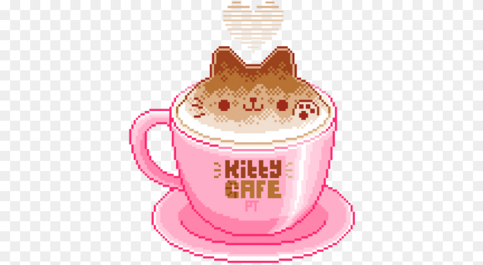 Kawaii Anime Food Transparent, Cup, Beverage, Latte, Coffee Cup Png