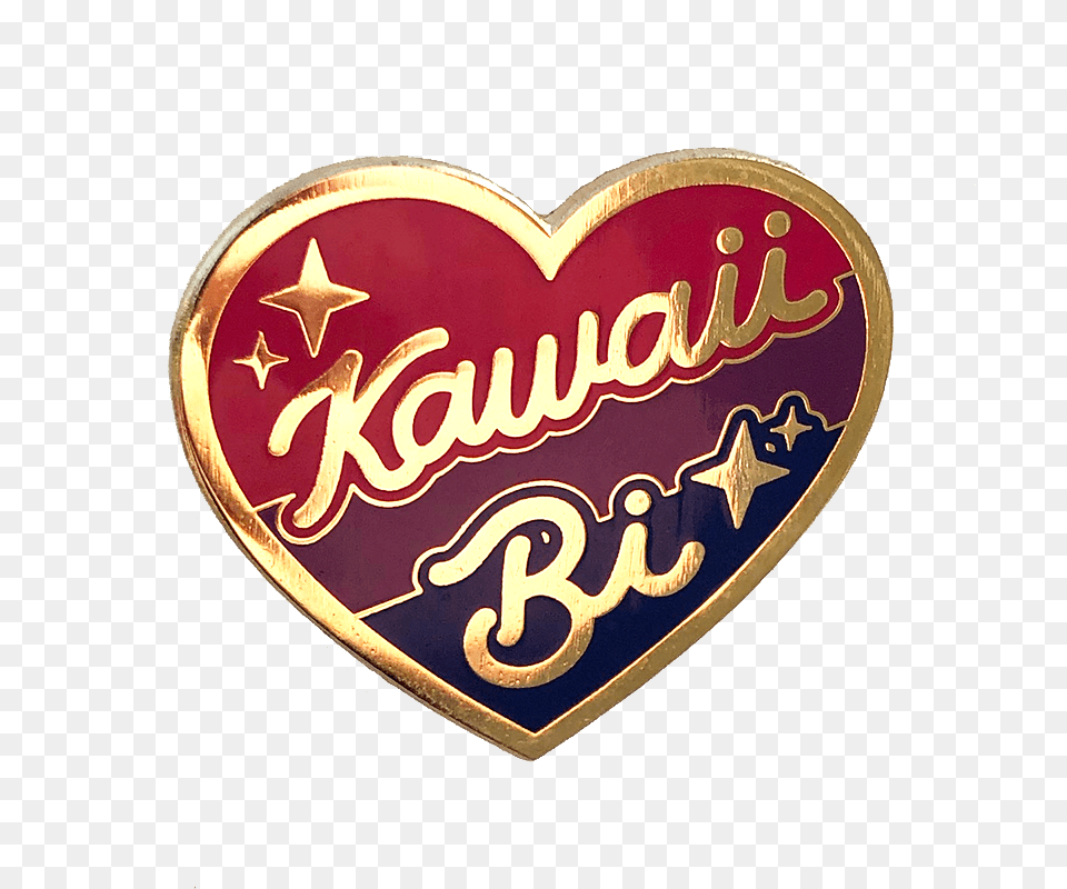 Kawaii Bi Pin Emblem, Logo, Badge, Symbol Free Png