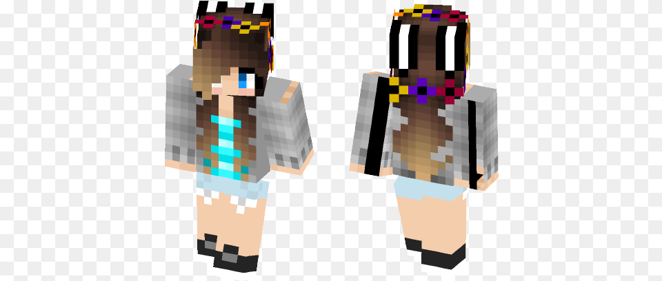 Kawaii Bunny Girl Herobette Minecraft, Person, Head, Face Free Png