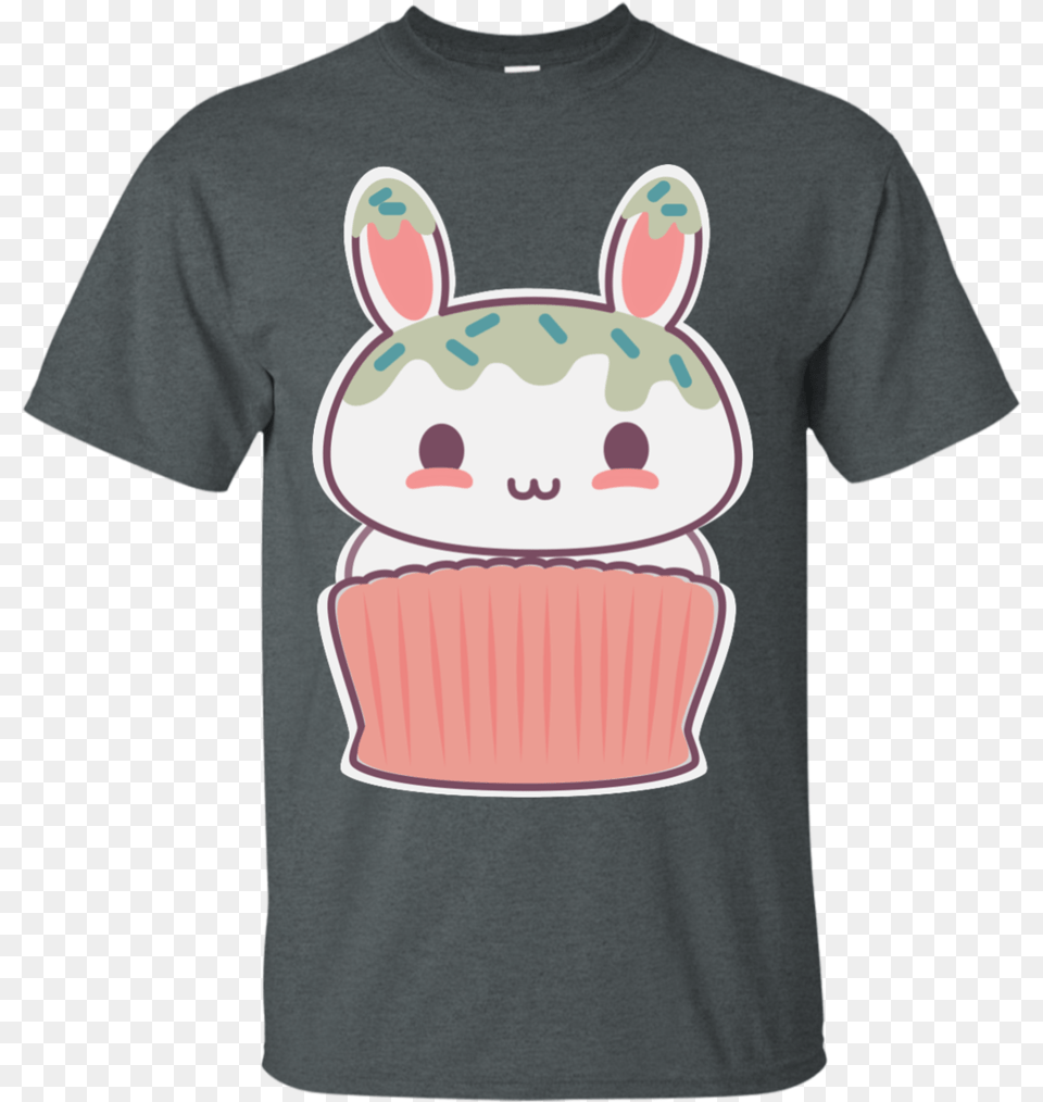 Kawaii Bunny In A Cupcake T Shirt Amp Hoodie T Shirt, Clothing, T-shirt, Cake, Cream Png