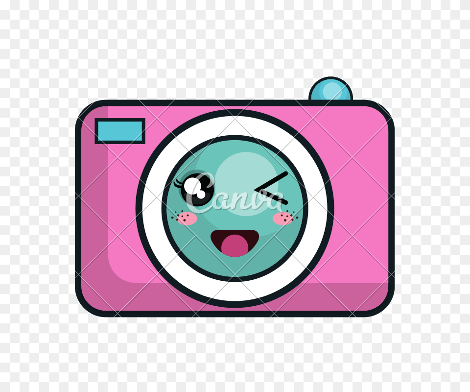 Kawaii Cartoon Camera, Electronics, Dynamite, Weapon Free Png Download