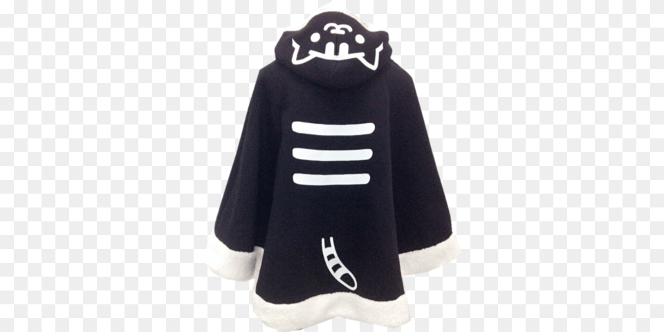 Kawaii Cat Hoodie Cloak Cape Hoodie, Fashion, Clothing, Knitwear, Sweater Png