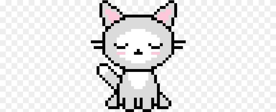 Kawaii Cat Pixel Panda Throw Blanket, Animal, Canine, Mammal, First Aid Free Png