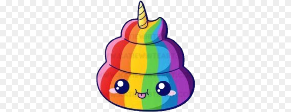 Kawaii Clipart Bird Unicorn Poop Emoji Clipart, Birthday Cake, Cake, Cream, Dessert Free Transparent Png