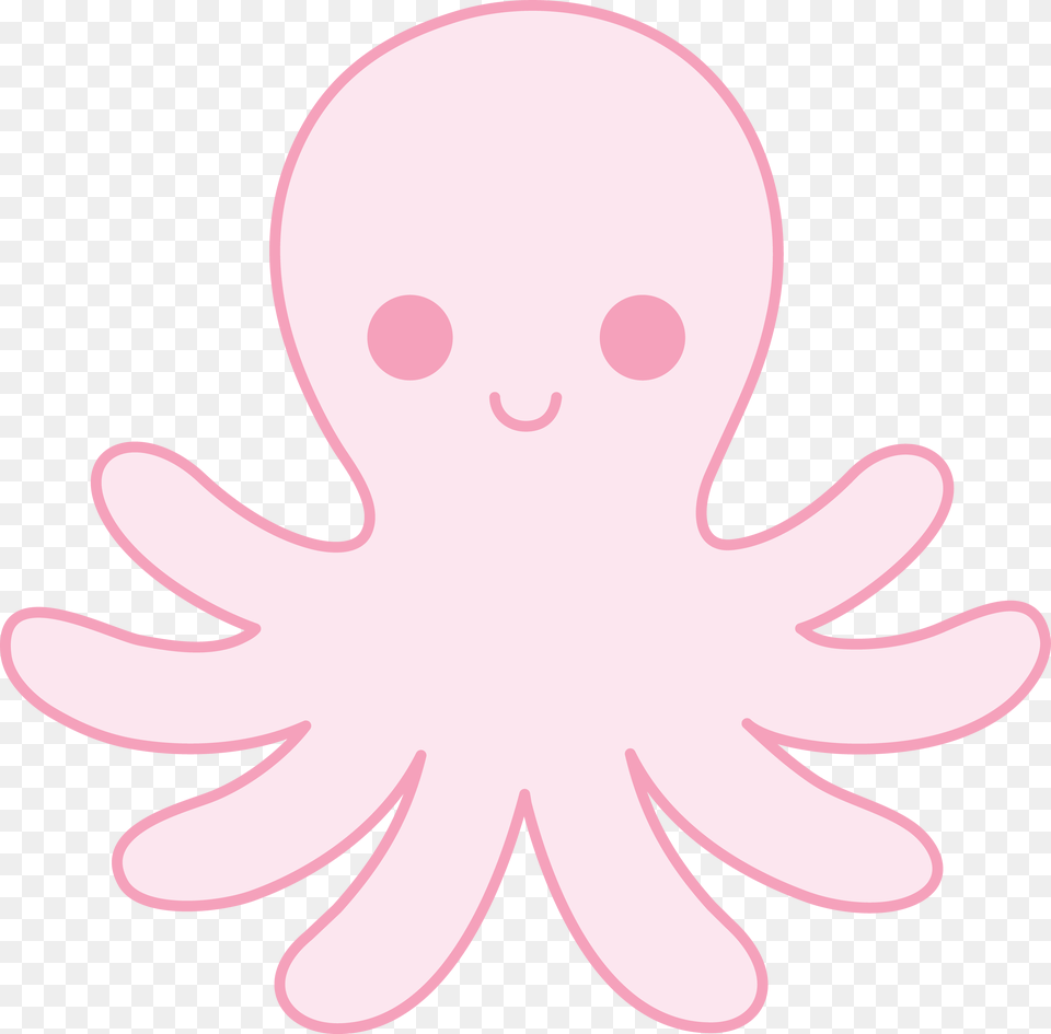 Kawaii Clipart Chibi Octopus Transparent Free Png