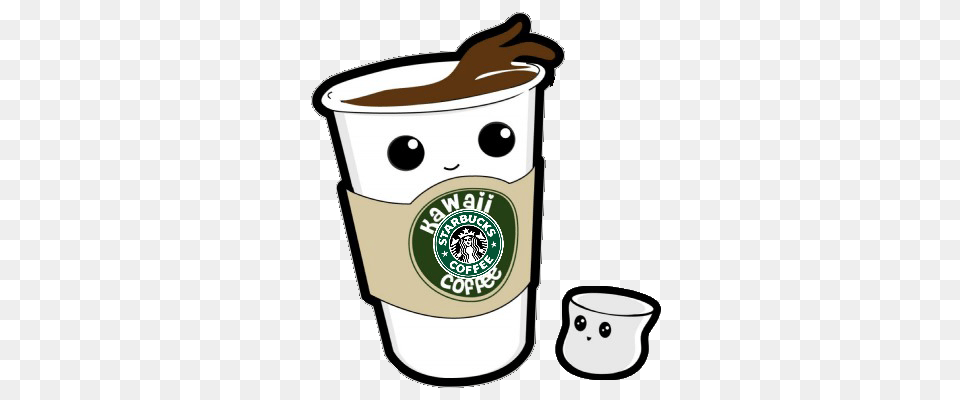 Kawaii Coofee Starbucks Kawaii Starbucks Cooffee, Cup, Beverage, Coffee, Coffee Cup Free Png Download