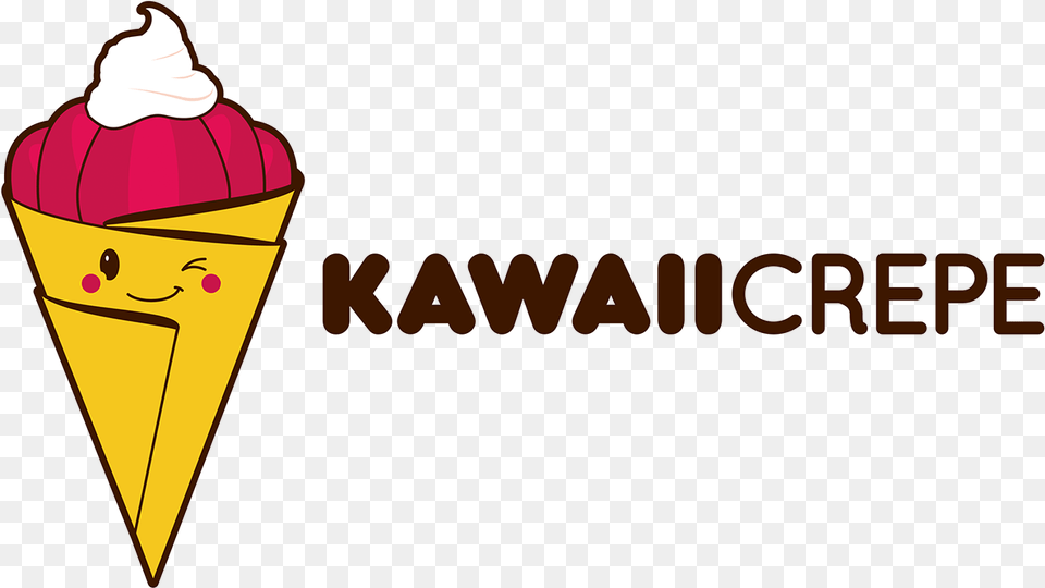 Kawaii Crepe Winnipeg, Cream, Dessert, Food, Ice Cream Free Png
