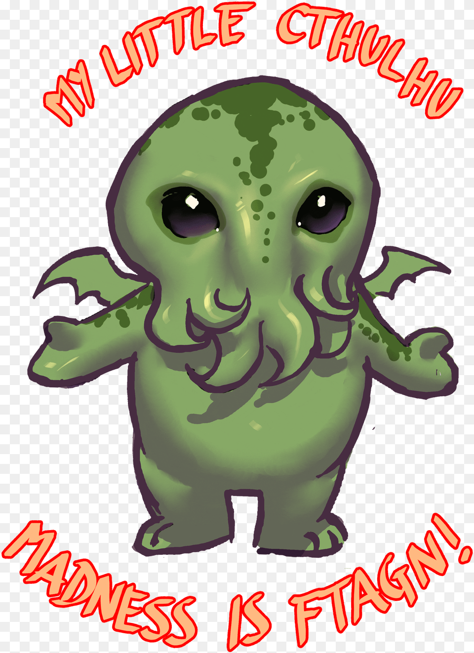 Kawaii Cthulhu My Little Cthulhu, Animal, Bear, Mammal, Wildlife Free Png Download