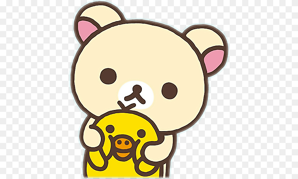 Kawaii Cute Japan Rilakkuma Korilakkuma Cuteness Free Png Download