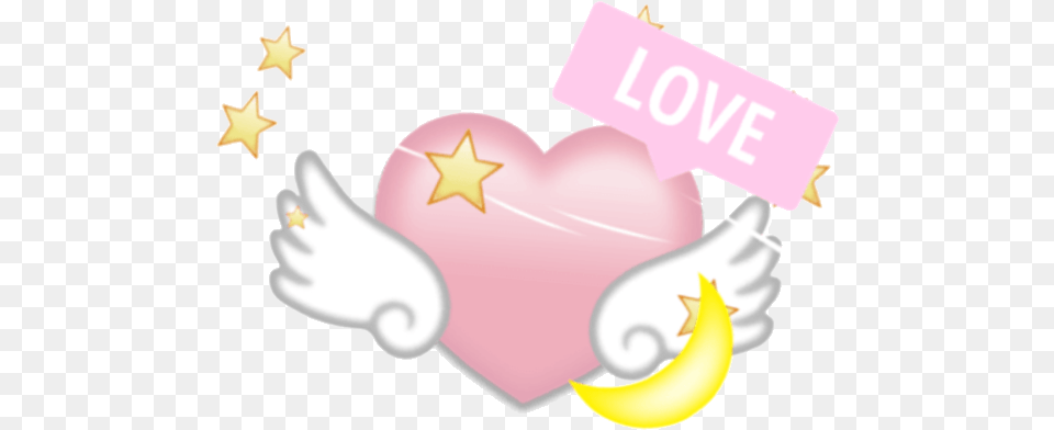 Kawaii Cute Pastel Pink Magical Tumblr Editing Emblem, Symbol Png Image