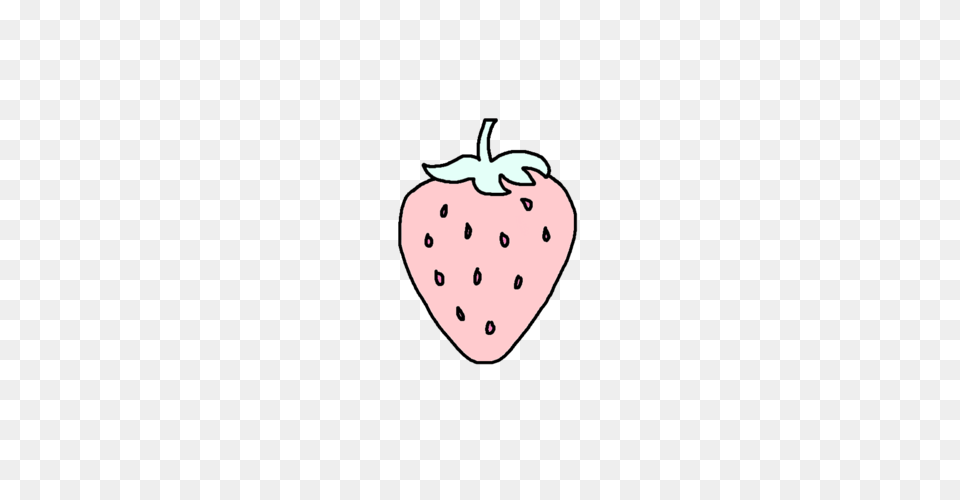 Kawaii Cute Strawberry Freetoedit, Berry, Food, Fruit, Plant Png Image