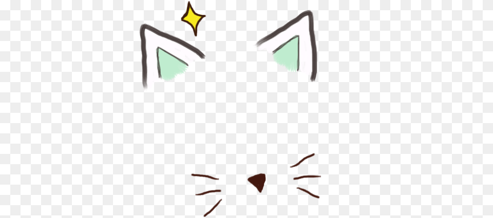 Kawaii Cute Transparent Filter, Person, Animal, Cat, Mammal Png Image
