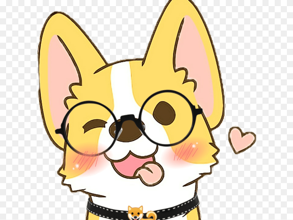 Kawaii Dog Corgi Blush I Want A Corgi Cartoon Cute Corgi, Baby, Person, Animal, Pet Png Image