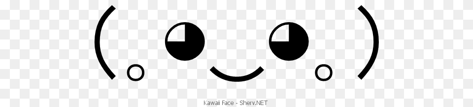Kawaii Face Facebook Emoticon Text Art And Emoticons, Gray Png