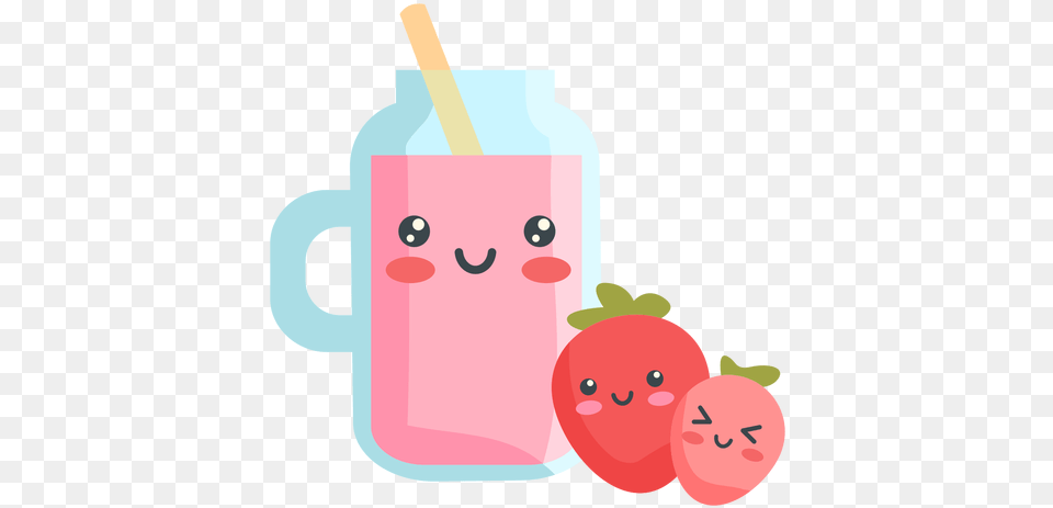 Kawaii Fruit Juice Cartoon, Beverage, Milk, Smoothie Free Transparent Png