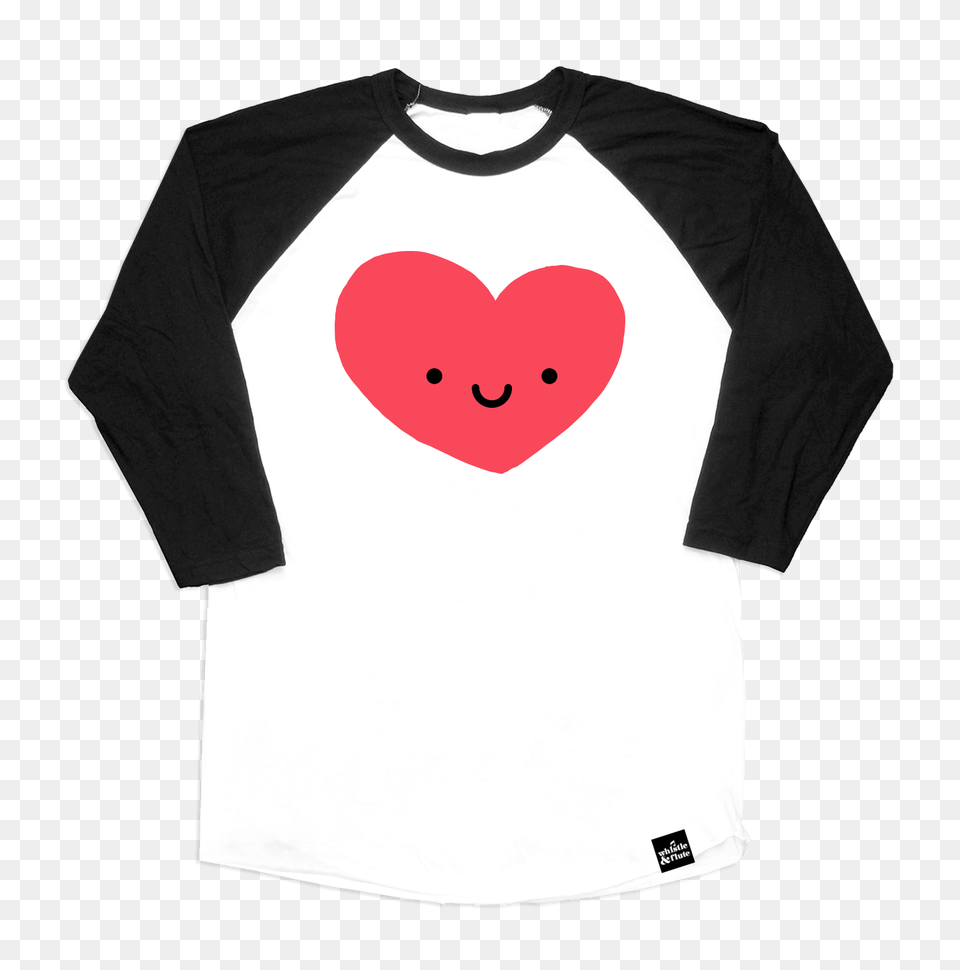 Kawaii Heart Baseball T Shirt Adult Unisex Whistle Flute Clothing, Long Sleeve, Sleeve, T-shirt, Symbol Png
