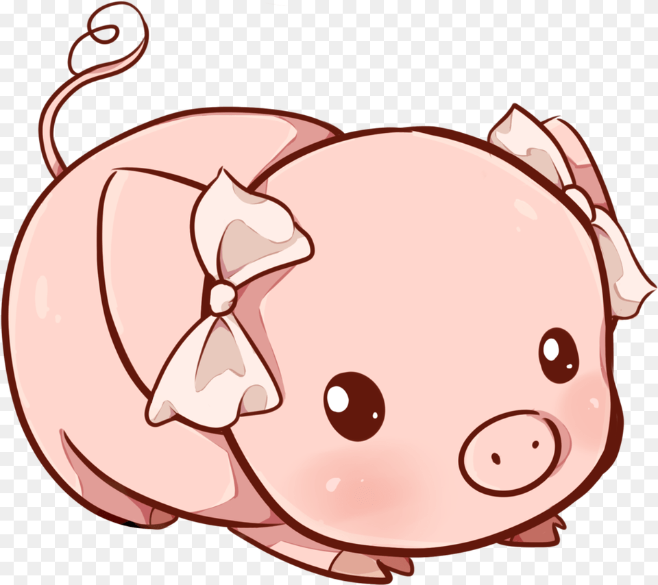 Kawaii Kawaii Cute Pig Clipart, Baby, Person, Piggy Bank Free Png Download