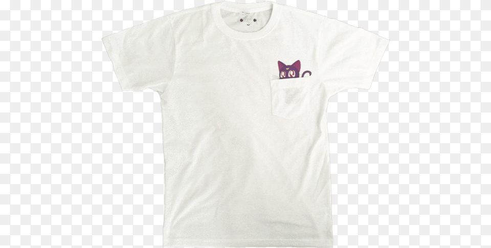 Kawaii Luna Pocket Tee Shirt Pocket, Clothing, T-shirt Png Image