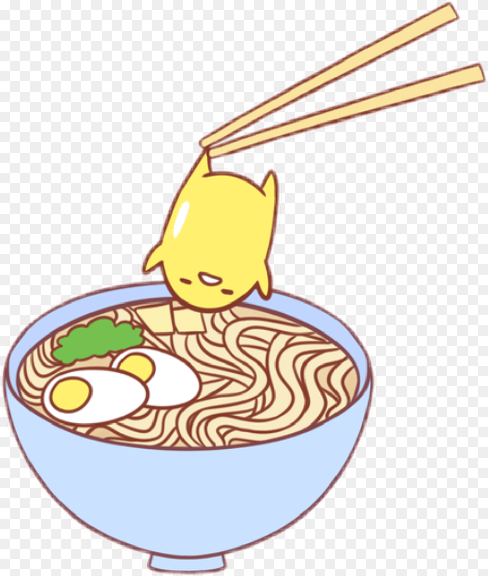 Kawaii Noodle Cute Ramen, Dish, Food, Meal, Bowl Free Transparent Png