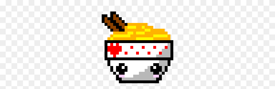 Kawaii Noodles Pixel Art Maker, First Aid, Cream, Dessert, Food Free Transparent Png