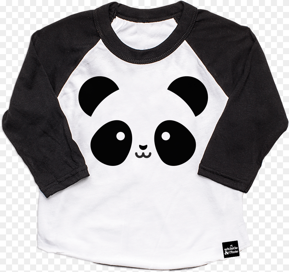 Kawaii Panda T Shirt, Clothing, Long Sleeve, Sleeve, T-shirt Free Transparent Png