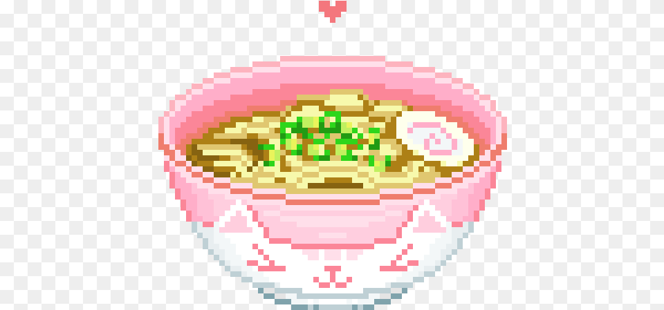 Kawaii Pixel Art, Bowl, Dish, Food, Meal Free Png Download