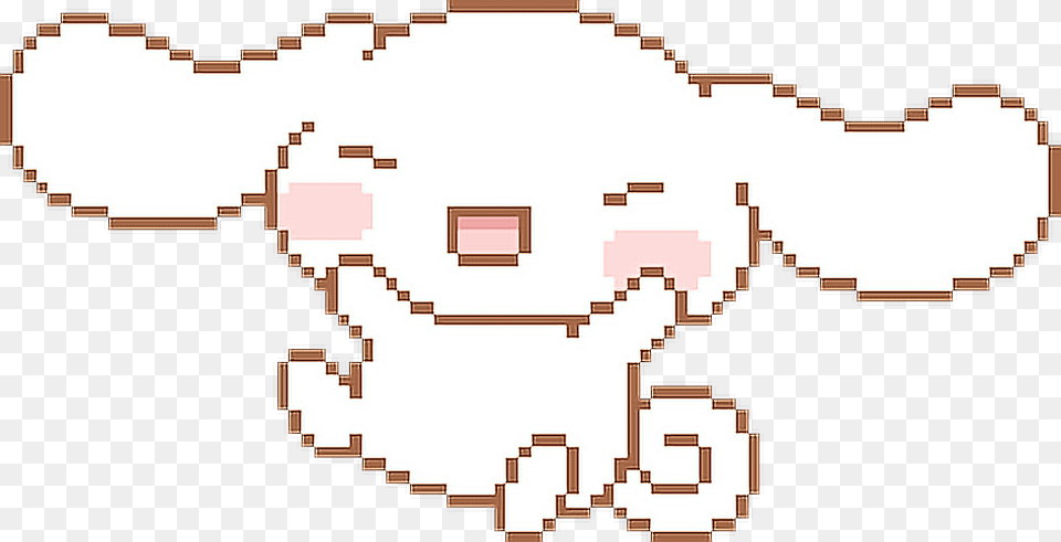 Kawaii Pixel Bunny This Is So Cute Oml Minecraft Pixel Art Love, Animal, Mammal, Canine Png