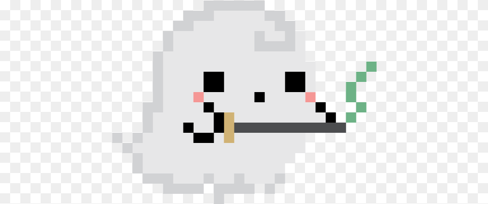 Kawaii Pixel Ghost Stickers By Cindy Lu Kawaii Ghost Pixel, Nature, Outdoors, Snow, Winter Png Image