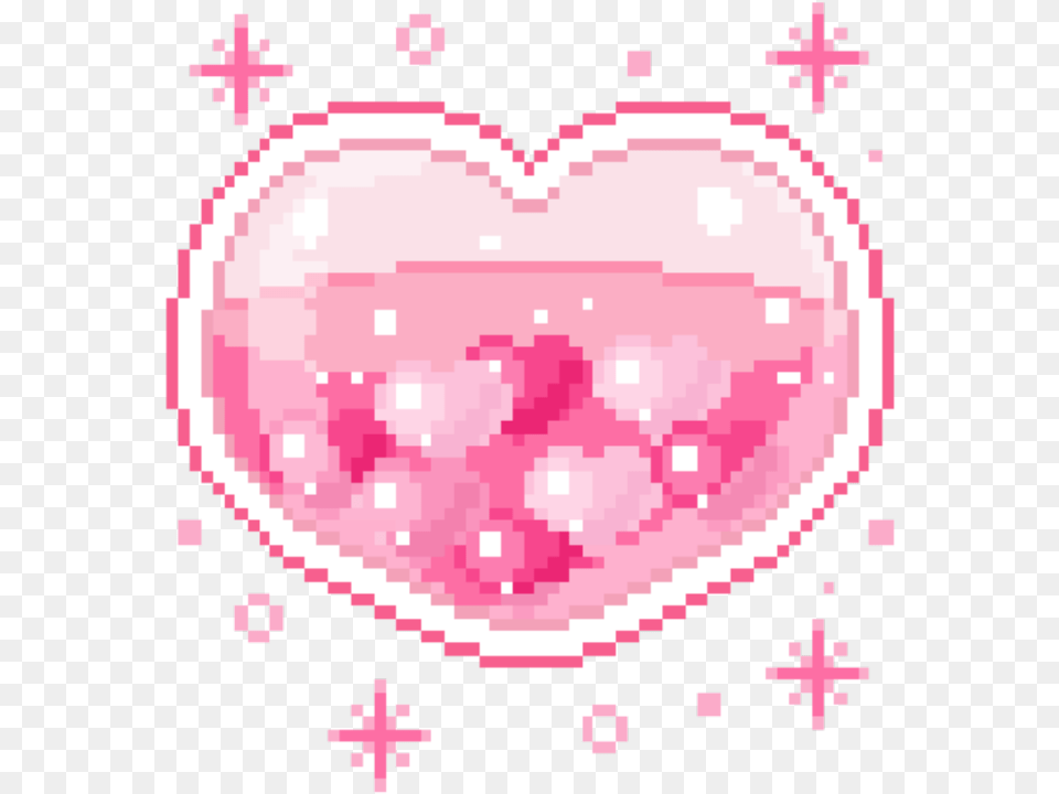 Kawaii Pixel Gif, Heart Free Png