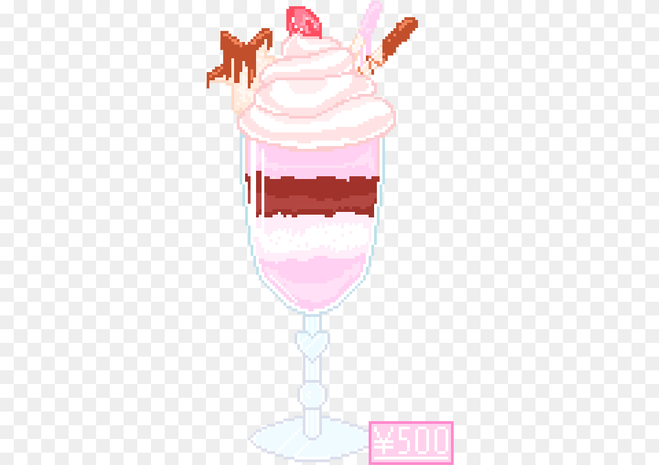 Kawaii Pixels And Image, Cream, Dessert, Food, Ice Cream Free Png