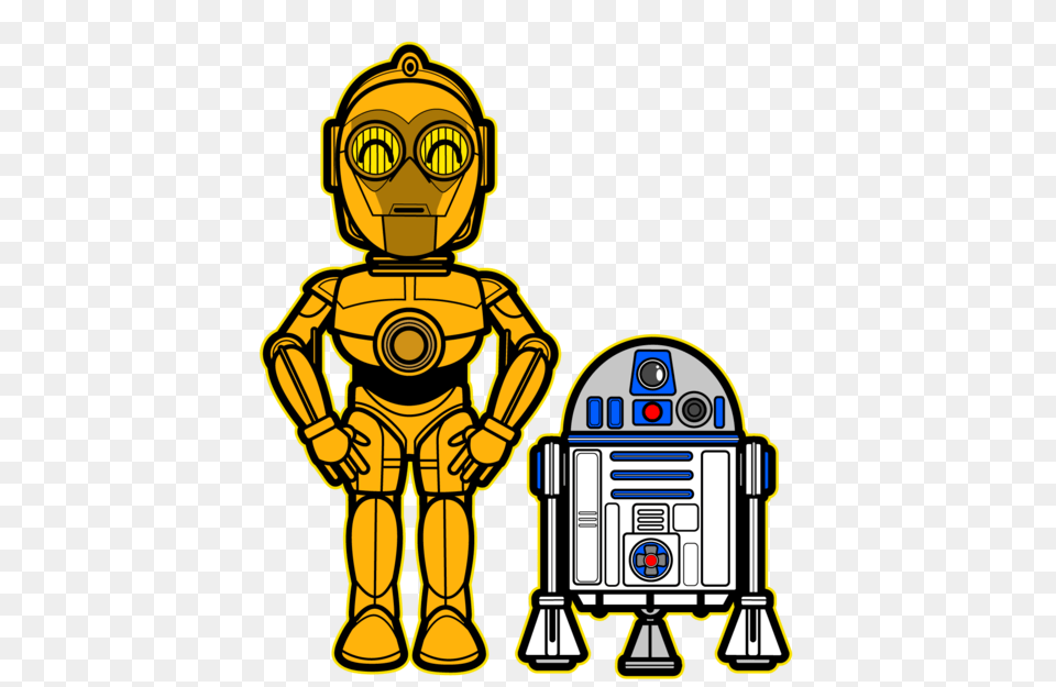Kawaii Po And A Long Time Ago In A Galaxy Far Away, Robot, Baby, Person, Face Png