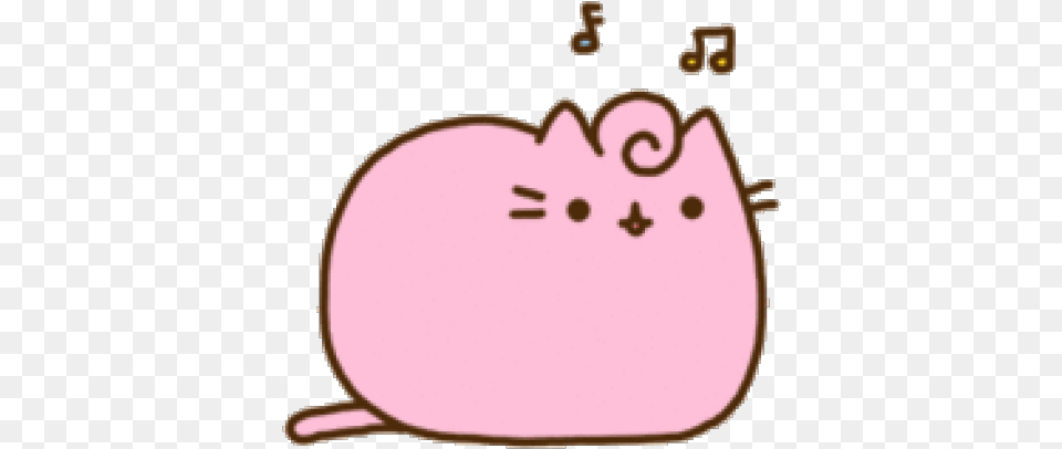 Kawaii Pusheen Cat Gif Singing, Bag, Animal Png Image
