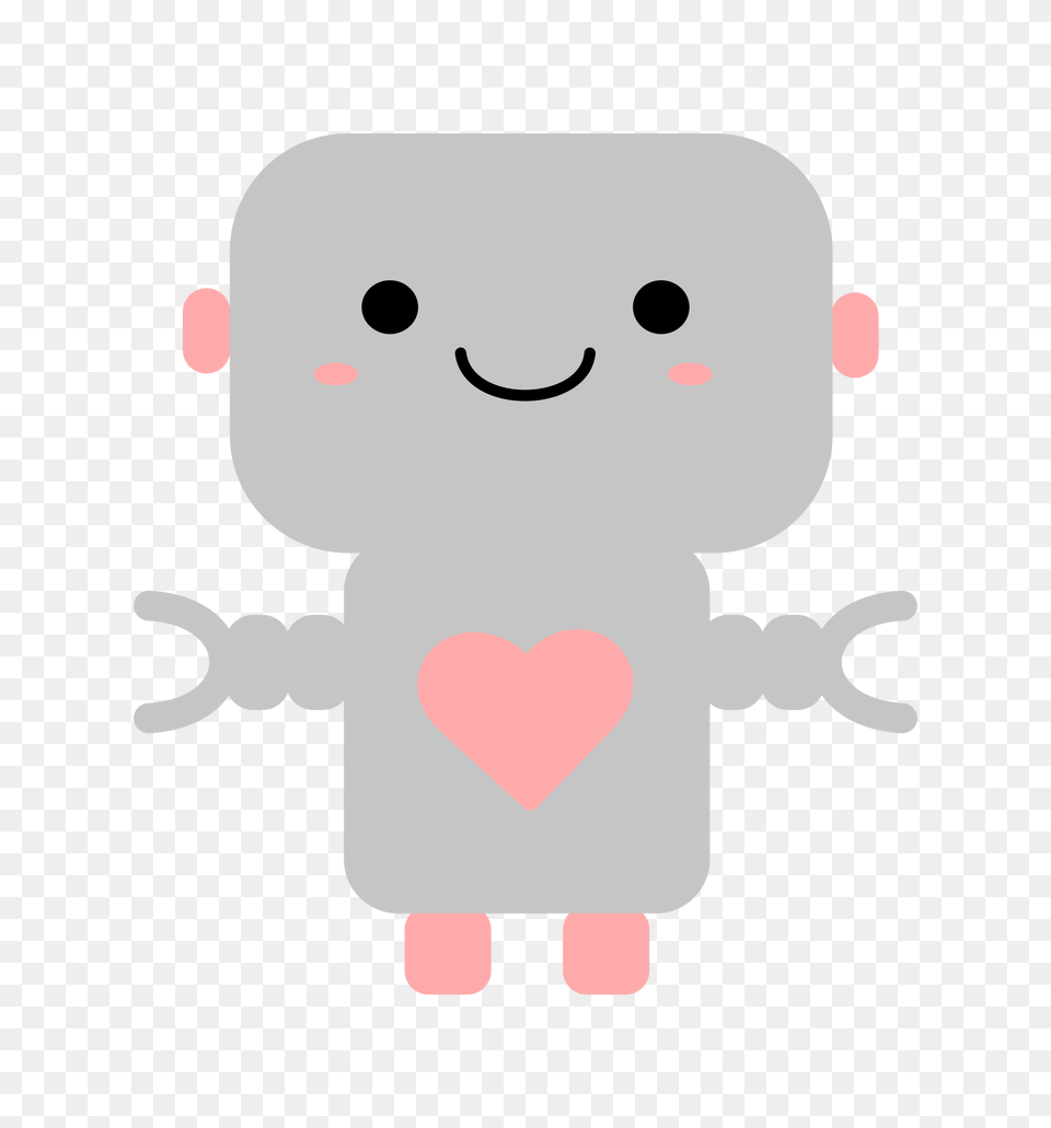 Kawaii Robot Vector Clipart Image, Baby, Person, Face, Head Free Png Download
