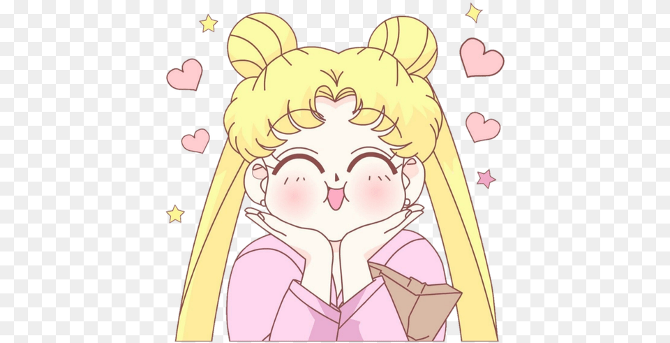 Kawaii Sailor Moon Aesthetic, Book, Comics, Publication, Baby Png