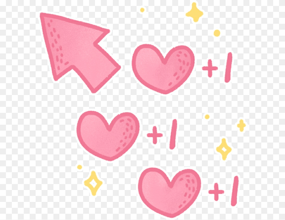 Kawaii Sparkles, Heart Free Png Download
