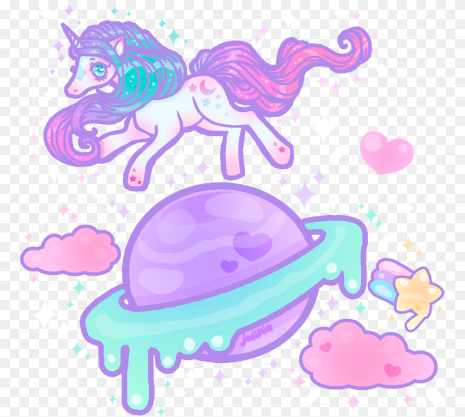 Kawaii Sticker Unicorn Pastel, Purple, Art, Graphics, Animal Free Transparent Png