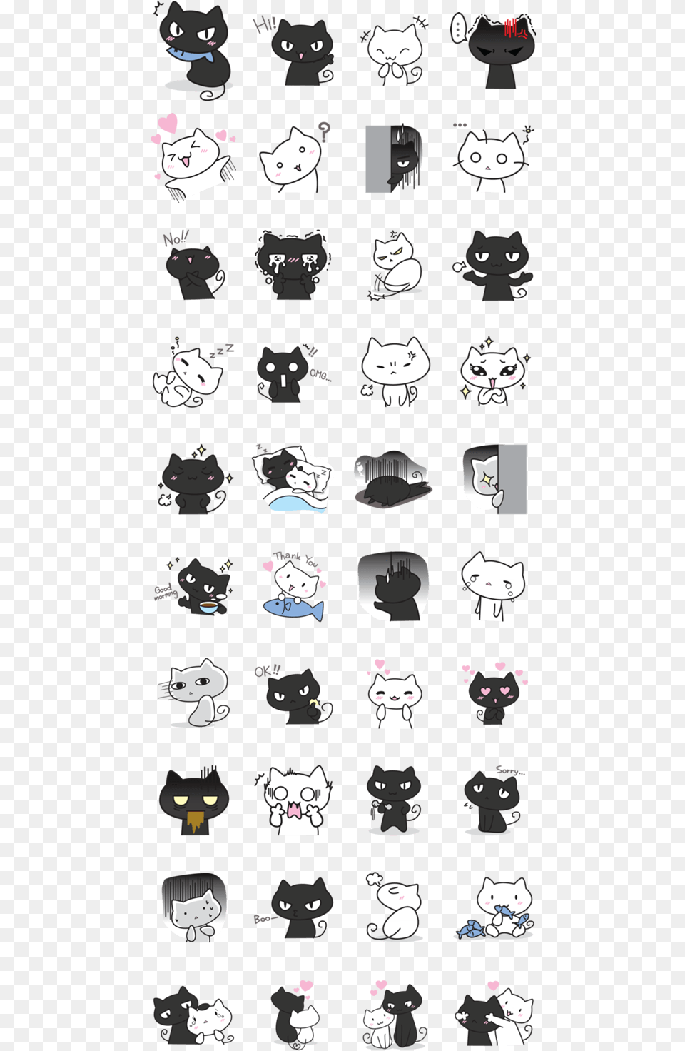Kawaii Stickers Black And White Download, Clothing, Footwear, Shoe, Sneaker Free Transparent Png