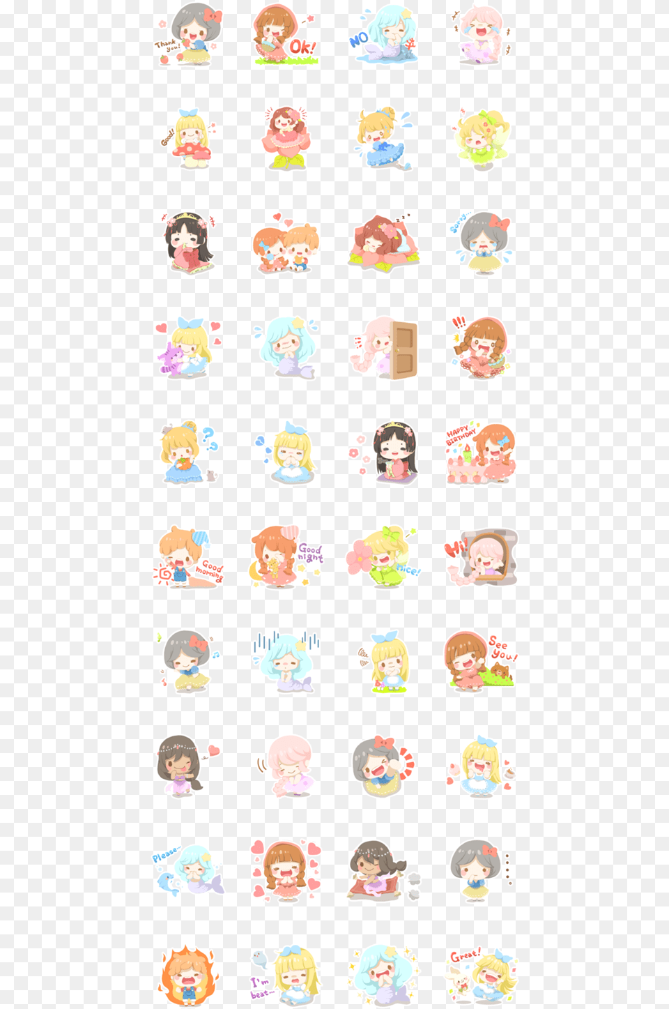 Kawaii Stickers Chibi, Home Decor, Person, Cream, Dessert Png Image