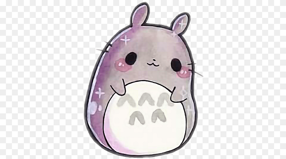 Kawaii Totoro Image Cute Animal Drawings, Birthday Cake, Cake, Cream, Dessert Free Transparent Png