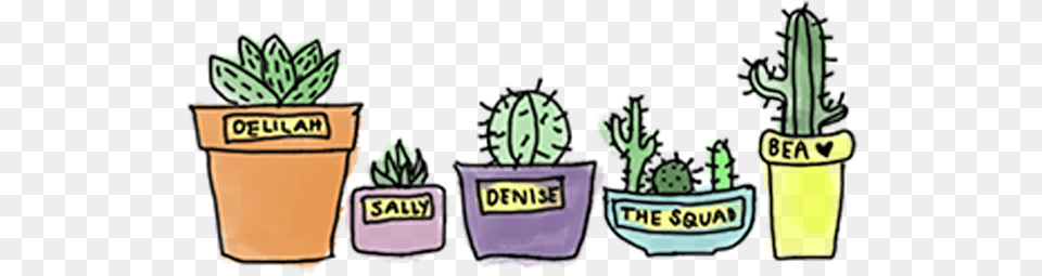 Kawaii And Overlays Overlays Tumblr Cactus, Jar, Plant, Planter, Potted Plant Free Transparent Png