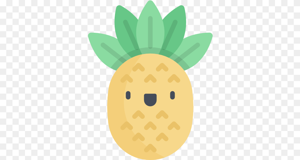Kawaii Transparent Pineapple Cartoon Kawaii Pineapple, Food, Fruit, Produce, Plant Png