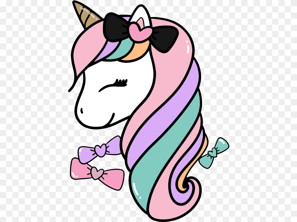 Kawaii Unicorn, Baby, Person Png Image